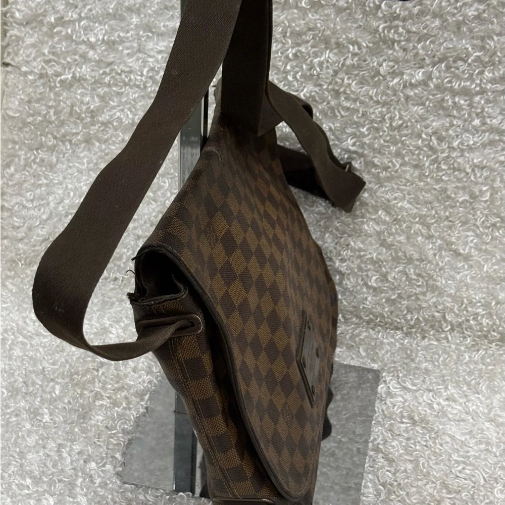 Louis Vuitton Coated Canvas Brooklyn GM Crossbody Bag